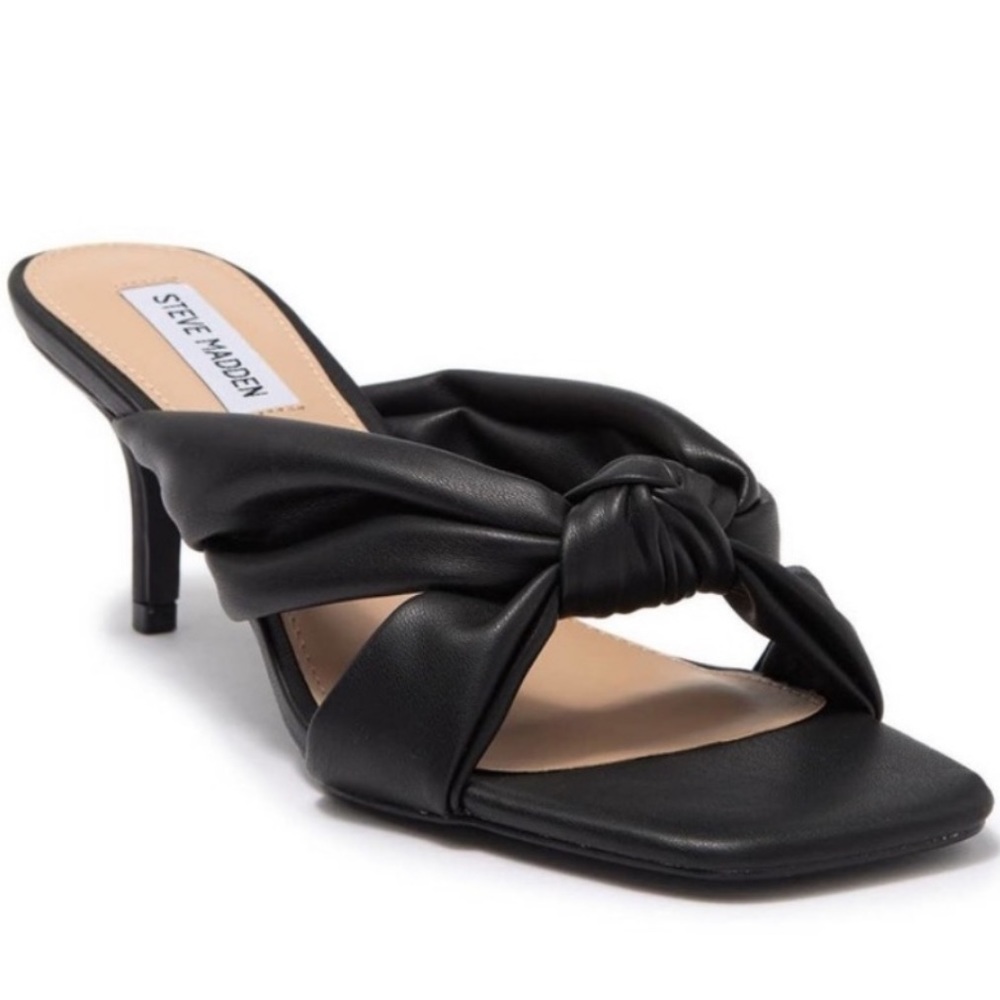 Steve Madden kitten knot heel